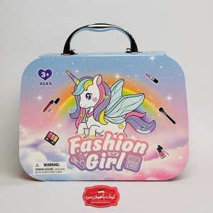 کیف لوازم آرایش مدل Fashion Girl | ست کامل آرایشی و بازی کودک