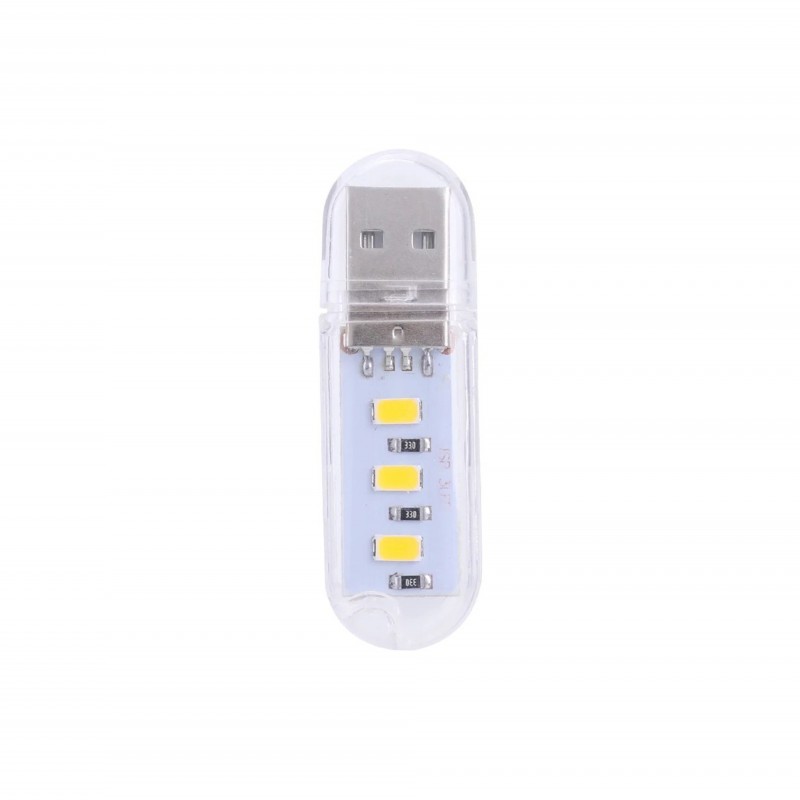 چراغ اضطراری فلشی کوچک مدل USB-3LED
