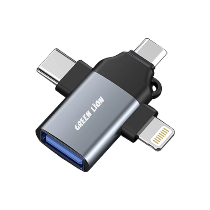 تبدیل چندکاره گرین لاین  GREEN LION OTG (3IN1)