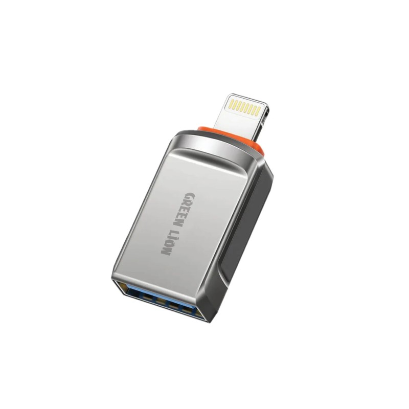 مبدل USB به لایتنینگ OTG آیفونی گرین لاین