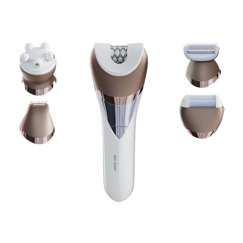کیت اپیلاتور ۵ کاره بی‌سیم گرین لاین GREEN LION 5in-1 Cordless Epilator Kit