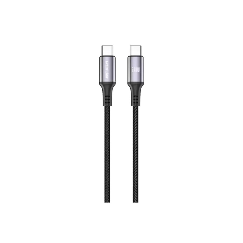 کابل دو سر تایپ سی گرین لاین مدل Green Lion 240W Braided