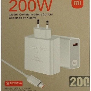 شارژر شیائومی مدل  200W MAX + کابل TYPE C