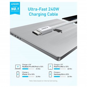 کابل تایپ سی انکر مدل A8060H21