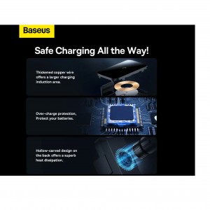 هولدر موبایل و شارژر بیسیم بیسوس