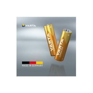 باتری الکالاین نیم قلمی وارتا مدل Long Life طلایی