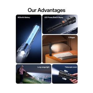 چراغ قوه شارژی یسیدو مدل Yesido TC10