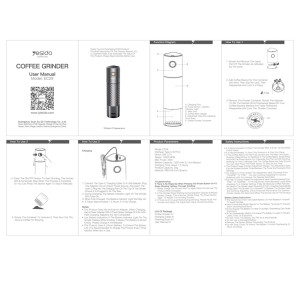 آسیاب قهوه یسیدو مدل Yesido EC29