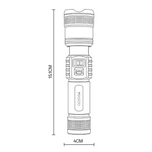 چراغ قوه شارژی یسیدو مدل Yesido TC11