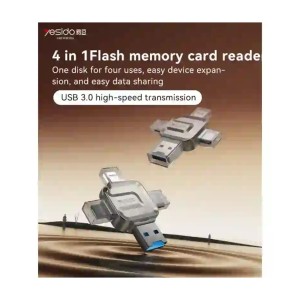 مبدل و رم ریدر 4 کاره یسیدو مدل Yesido GS23