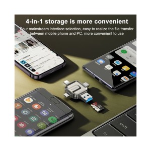 مبدل و رم ریدر 4 کاره یسیدو مدل Yesido GS23