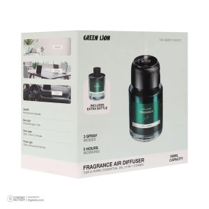 خوشبو کننده هوشمند خودرو گرین لاین مدل GREEN LION fragrance 2in1 combo