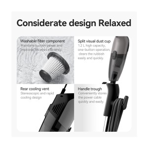 جارو برقی عصایی درما  DEERMA DX120C Vacuum Cleaner