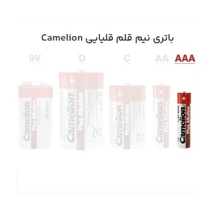 باتری نیم قلمی 4 عددی کملیون Camelion Plus Alkaline