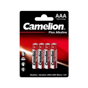 باتری نیم قلمی 4 عددی کملیون Camelion Plus Alkaline