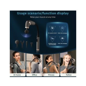 ماساژور تفنگی دسته بلند FASCIAL GUN BLUE PACK