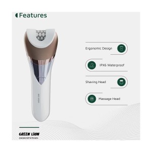 کیت اپیلاتور ۵ کاره بی‌سیم گرین لاین GREEN LION 5in-1 Cordless Epilator Kit
