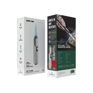 فندک اتمی ضد باد گرین لاین مدل GREEN LION JET FLAME