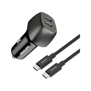 شارژر فندکی با کابل فیلیپس 60 وات Philips