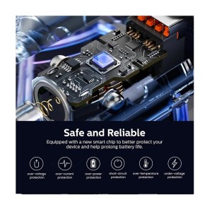 شارژر فندکی فیلیپس 60 وات Philips