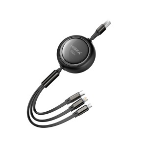 کابل 3 سر فست شارژ 100 وات هیسکا HISKA LX-34
