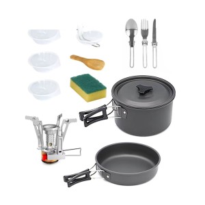 ظروف کمپینگ 10در1 گرین Green Lion 10 IN 1 Camping Cookware