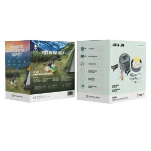 ظروف کمپینگ 10در1 گرین Green Lion 10 IN 1 Camping Cookware