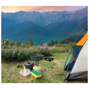 ظروف کمپینگ 10در1 گرین Green Lion 10 IN 1 Camping Cookware
