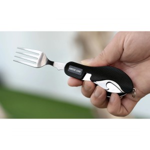 ست قاشق و چنگال مسافرتی گرین لاین  Green Lion 4in1 Cutlery Set