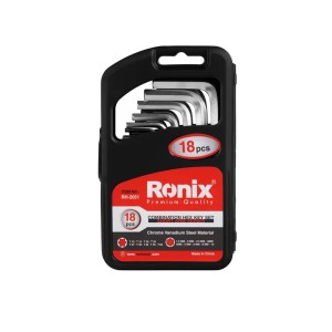 مجموعه ۱۸ عددی آچار آلن و ستاره ای رونیکس مدل Ronix RH-2051