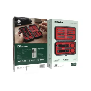ست مانیکور 7 کاره مدل GN7IN1MANBK گرین لاین Green Lion 7-In-1 Manicure Set