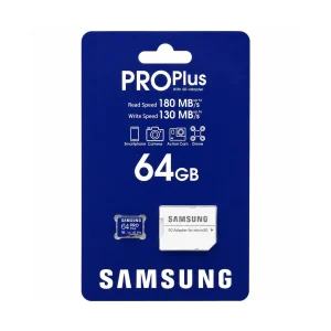 رم میکرو اس دی 64 گیگابایت سامسونگ مدل SAMSUNG PRO Plus 64GB