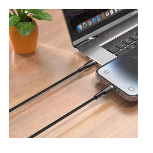 کابل تایپ سی به لایتنینگ 1 متری گرین لاین Green Lion Braided Cabl USB C TO Lightning