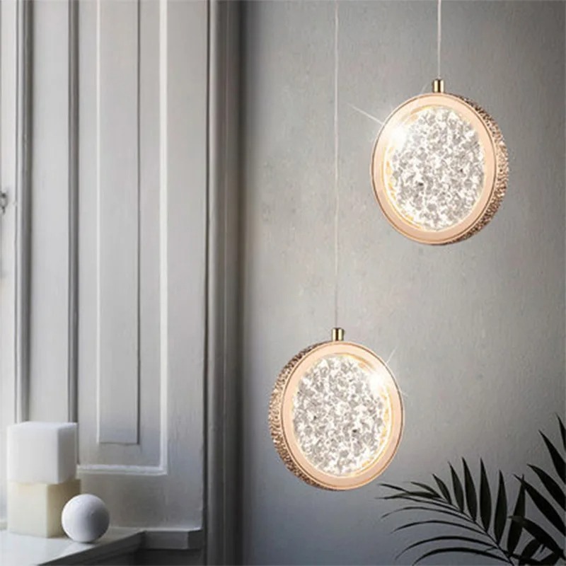 چراغ خواب لوکس و پرنور وارداتی پولکی / کافی بار /کافیشاپ /میز غذاخوری/کنار تختخواب و راهرو