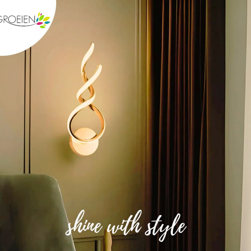 دیوارکوب LED مدرن سه رنگ چراغ دیواری پرنور، مناسب برای اتاق خواب، اتاق نشیمن، روشنایی راهرو، روشنایی کتابخانه و کنار شومینه و آینه و جاکفشی و کنسول