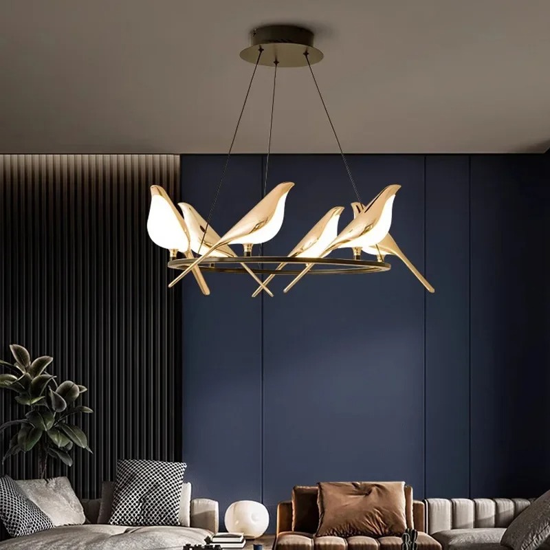 لوستر رینگی وارداتی شش و سه پرنده