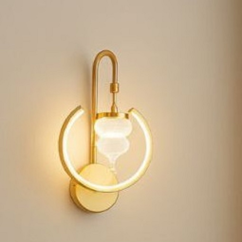 چراغ دیواری 3 رنگ نور، چراغ دیواری کریستالی با طراحی داخلی برای اتاق نشیمن، حمام، اتاق خواب، کنار تخت خواب، چراغ دیواری پس زمینه، چراغ دیواری مدرن برای دکوراسیون داخلی، دیوارکوب