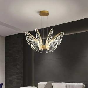 لوستر LED پروانهای وارداتی ، چراغ سقفی آویز پروانه به همراه دیوارکوب و ست دوپلکسی و راهرو و راه پله و خواب و آشپزخانه