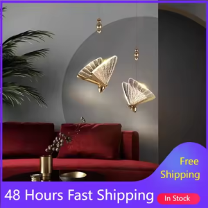 لوستر پروانه وارداتی آویز تکی و دوتایی و سه تایی و چهارتایی در بال شفاف و رنگی مناسب کنارتختخواب و باکس کابینت و راهرو و راه پله وکنار پرده و تلویزیون و