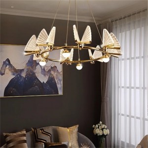 لوستر پروانه وارداتی آویز تکی و دوتایی و سه تایی و چهارتایی در بال شفاف مناسب کنارتختخواب و باکس کابینت و راهرو و راه پله وکنار پرده و تلویزیون و