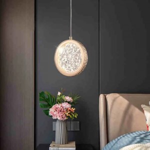 چراغ خواب لوکس و پرنور وارداتی پولکی / کافی بار /کافیشاپ /میز غذاخوری/کنار تختخواب و راهرو