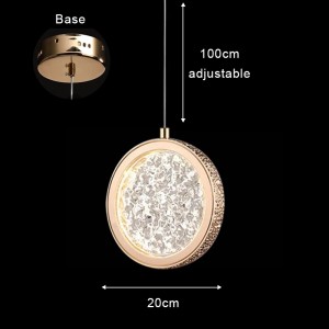 چراغ خواب لوکس و پرنور وارداتی پولکی / کافی بار /کافیشاپ /میز غذاخوری/کنار تختخواب و راهرو