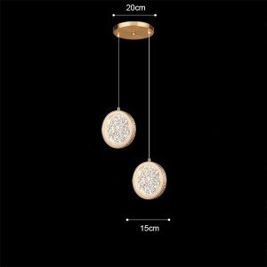 چراغ خواب لوکس و پرنور وارداتی پولکی / کافی بار /کافیشاپ /میز غذاخوری/کنار تختخواب و راهرو