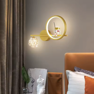 چراغ دیواری مدرن و مینیمال LED برای نورپردازی داخلی و دکوراسیون پس زمینه مبل خانگی ،اتاق خواب و اتاق نشیمن ، راهرو ، دیوارکوب لوکس کنارآینه و مشعل کنار تخت