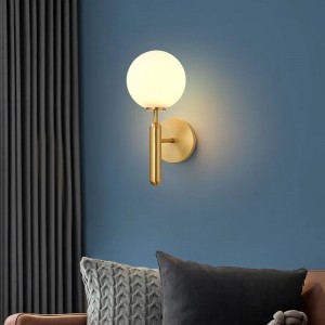 دیوارکوب وارداتی موجی طلایی