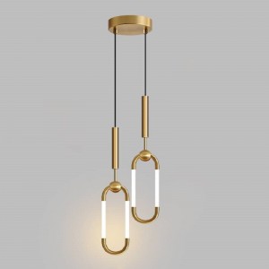 زیباترین چراغهای آویز LED به شکل حلقه و بیضی روی قاب استوانهای کشیده فلز و اکرولیک/چراغ آویز سقفی، چراغ جزیره و ناهارخوری،آویز نوری باکس کابینت، اویز دو تایی کنار تختخواب، چراغ آویز اتاق نشیمن