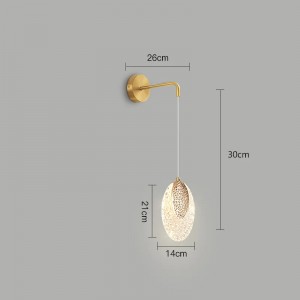 مجموعه چراغ های دیواری پرنور به همراه نور محیطی و دکوراتیو زیبا و با کریستال با کیفیت و آبکاری درجه یک