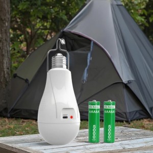 لامپ شارژی 20 وات /روشنایی خودکار زمان قطع برق / مناسب برای استفاده داخل چراغ دیوارکوب و آباژور بدون نیاز به سیم کشی