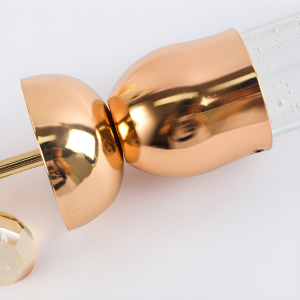 آویز سقفی کریستالی نور گرم و آفتابی برای نشیمن