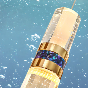 چراغ آویز بلند مدرن LED، نورپردازی لوله‌ای برای اتاق خواب، اتاق نشیمن، غذاخوری، لامپ‌های آویز کنار تخت، نورپردازی خطی، دکور